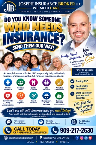 Joseph Insurance Broker — Do You Know Someone Who Needs Insurance?
