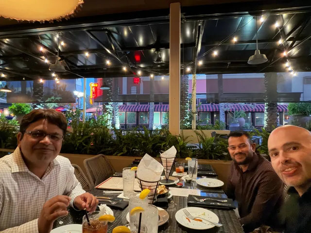 Peter Joseph and team at a dinner