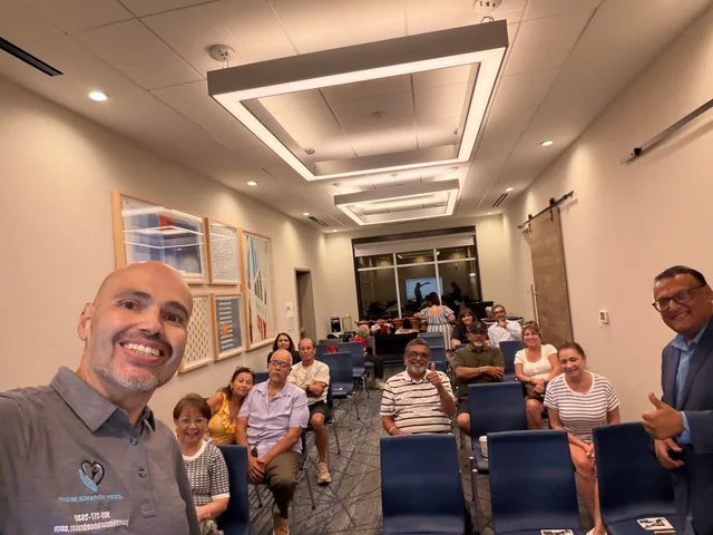 Peter Joseph presenting at a Medicare seminar